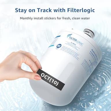 Filterlogic 5231JA2002A Refrigerator Water Filter, Replacement for LG® LT500P®, GEN11042FR-08, ADQ72910911, ADQ72910901, Kenmore 9890, 46-9890, LFX25974ST, LMX25964ST, LSC27925ST, 3 Pack - Image 8