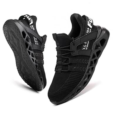 Furuian Steel Toe Shoes for Men Women Comfortable Steel Toe Sneakers for Men Slip Resistant Safety Work Shoes Lightweight Safety-Toe Work Sneakers - Image 1
