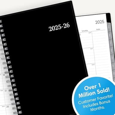 Blue Sky 2025-2026 Weekly and Monthly Academic Year Planner Calendar, July 2025 - June 2026, 5" x 8", Flexible Cover, Wirebound, Laminated Tabs, Enterprise (Enterprise 2025-2026, 5" x 8" - Image 6