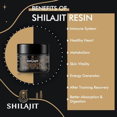 Shilajit Resin with Fulvic Acid & Trace Minerals, Original Siberian Pure Shilajit with 85+ Humic Acid Supplement Gel for Energy & Immune System - 100 Serving / 50g - Image 4