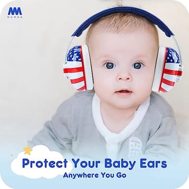 Mumba Baby Ear Protection Noise Cancelling HeadPhones for Babies and Toddlers Baby Earmuffs - Ages 3-24+ Months - Image 3