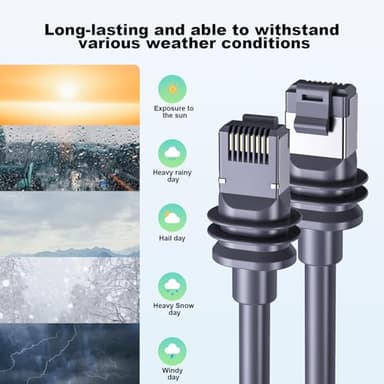 EDUP LOVE Starlink Gen 3 Cable 30FT, Starlink Cable for Starlink Mini, Waterproof Starlink Replacement Cable, Standard V3 Starlink Ethernet Cable Extension, Starlink Mini Cable (10M) - Image 7