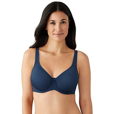 Wacoal Women's Basic Beauty Lightly Padded Underwire Full Coverage T-Shirt Bra, 853192, Sargasso SEASEA, 42DDD - Image 1