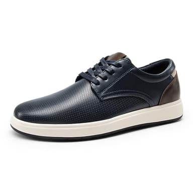 Bruno Marc Men's Casual Dress Sneaker Formal Shoes,Size 10.5,Dark Blue,BMUMFN2505 - Image 1