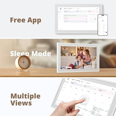 Dragon Touch 15.6" Digital Calendar Chore Chart – 1080P Full HD Interactive Touchscreen, Smart Family Planner, Hearth Display Digital Calendar Wall & Desk Mountable for Seamless Scheduling - Image 9