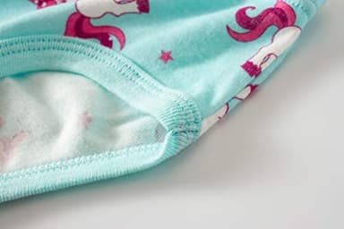 Boboking Little Girls' Undies Kids Soft 100% Cotton Panties Underwear (Pack of 6) 5-6yrs Pink - Image 6