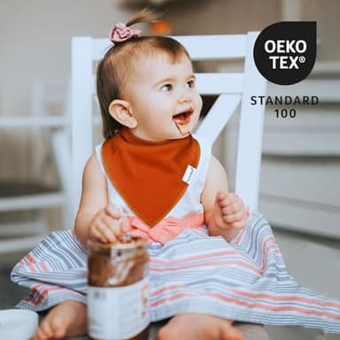 Baby Bandana Drool Bibs for Boys Girls,Super Absorbent Triangle Baby Bibs for Drooling and Teething,100% Cotton Soft for Infant,Newborn 12Pack - Image 4