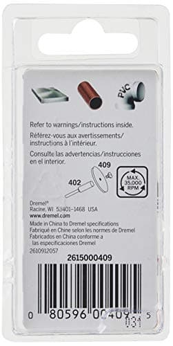 Dremel 409 Cut-Off Wheel, 15/16" (23.8 mm) Diameter, .025” (0.6mm) disc Thickness, Cutting Rotary Tool Accessory (36 Pieces) - Image 3