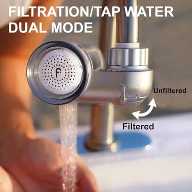 Filterbaby Skincare Filter 2.0, Bathroom Sink Filter Faucet for Men and Women’s Skin Care, 99.9% Chlorine Removal – 0.000001 mm Carbon Fiber, Clinically Tested, Skin Hydration in 2 Weeks (Chrome) - Image 8