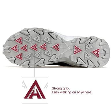 HUMTTO Men's All-Terrain Waterproof Hiking Boots Lightweight Breathable Outdoor Ankle Boots Trekking Hiking Shoes 9.5 Grey - Image 4