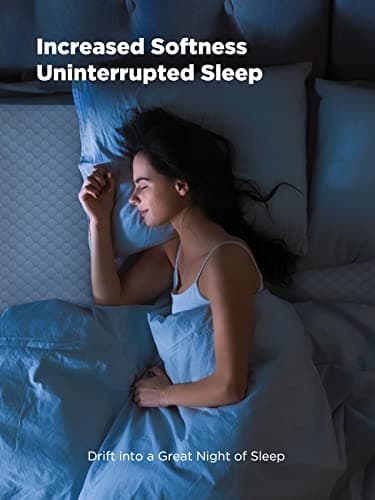 PERLECARE 3 Inch Gel Memory Foam Mattress Topper for Pressure Relief, Premium Soft Cooling Sleep, Non-Slip Design with Removable & Washable Cover, CertiPUR-US Certified - Queen - Image 3
