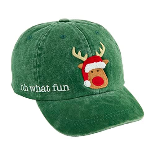 Mud Pie Kids Christmas Toddler Hat, Green, toddler: 2T-5T - Image 1