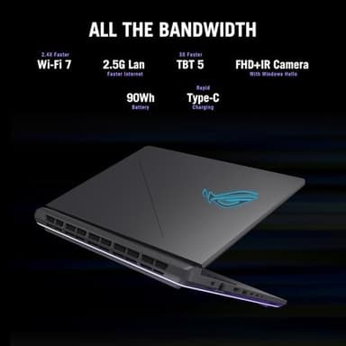 ASUS ROG Strix G16 (2025) Gaming Laptop, 16” ROG Nebula Display 16:10 2.5K 240Hz/3ms, NVIDIA® GeForce RTX™ 5070 Ti GPU, Intel® Core™ Ultra 9 275HX Processor, 32GB DDR5, 1TB SSD, Wi-Fi 7, Win11 Home - Image 7