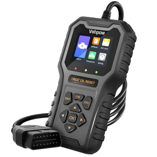 Vehpow OBD2 Scanner, Professional Code Readers for Check Engine Light/Oil Light Reset, OBD 2 Scanner Diagnostic Tool, Fast and Accurate Scan Tools for Car 1996+, 2.8'' Color Screen - Image 1