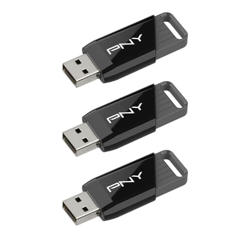 PNY 128GB Attaché X USB 3.2 Gen 1 Flash Drive, Advanced Performance Up to 130MB/s Read, Everyday Data Store & Transfer, Reliable Portable Storage, Durable, Type-A, Computers, Laptops, Desktops, 3-Pack - Image 1