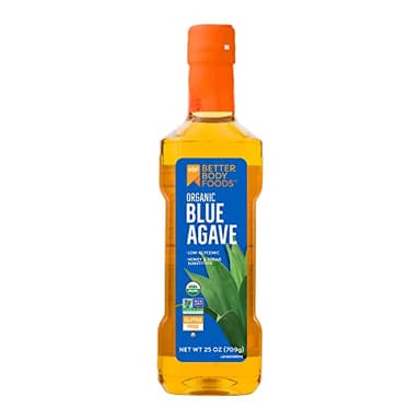 BetterBody Foods Organic Blue Agave, Low Glycemic Sweetener, 25 Oz - Image 1