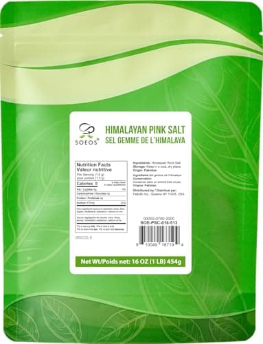 Soeos Himalayan Pink Salt, Coarse Grain, 16 Oz (1 Pound), Pink Himalayan Sea Salt for Grinder Refill - Image 2