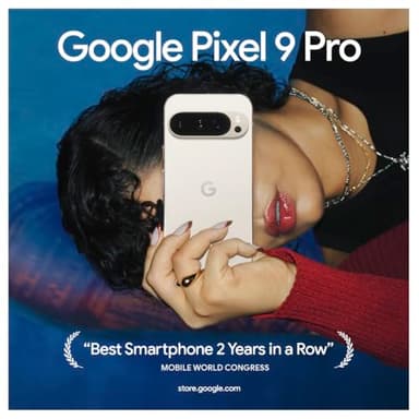 Google Pixel 9 Pro - Unlocked Android Smartphone with Gemini, Triple Rear Camera System, 24-Hour Battery, and 6.3" Super Actua Display - Hazel - 256 GB - Image 13