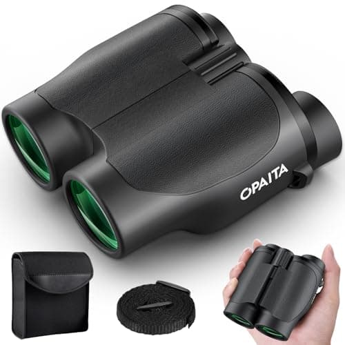 Compact Binoculars for Adults High Powered - OPAITA 20x32 Small Binoculars for Adults Kids with Low Light Vision for Hunting Cruise Ship Travel Concert Hiking - Image 1