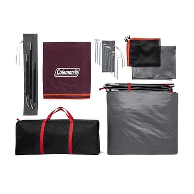 Coleman Skydome Tent with 5 Minute Setup, 2/4/6/8-Person Weatherproof Tent with Rainfly & Carry Bag, 20% More Headroom Than Traditional Canopies - Image 7