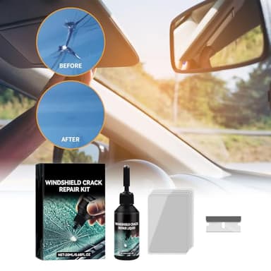 YAUNJI Cracks Gone Glass Repair Kit, 2025 New Windshield Crack Repair Kit for Car Chips and Cracks, Universal Glass Crack Repair Liquid for Automotive Windscreen Tool (2 PCS) - Image 6