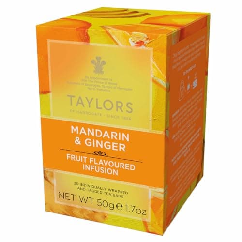 Taylors of Harrogate Mandarin & Ginger Infusion, 20 Teabags - Image 1