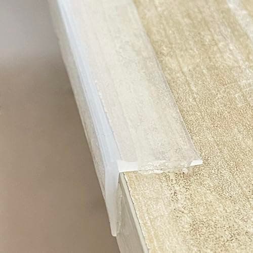 Edge Protector 100% Silicone, Baby Proofing Corners Clear Guards, Pre-Tape Adhesive Soft for Kids Safety, Child Table Cabinets Furniture Bumper (0.8x0.8in(Width), 12 Foot (Pack of 1)) - Image 1