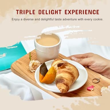 52USA Fortune Cookies, Approx. 350pcs, 3-in1 Flavor, Fortune Cookies Individually Wrapped Bulk, Fresh Cookies, (Original, Chocolate, Orange) Flavor, 56oz - Image 5