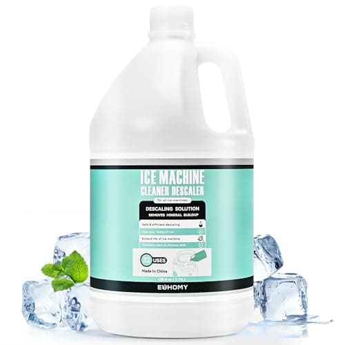 EUHOMY 33 Uses Ice Machine Cleaner Descaler (1 Gallon / 3.75L), 128 Fl OZ Ice Maker Cleaner, Ideal Universal Descaling Solution for All Brands Ice Maker, Single Use Coffee and Espresso Machines - Image 1