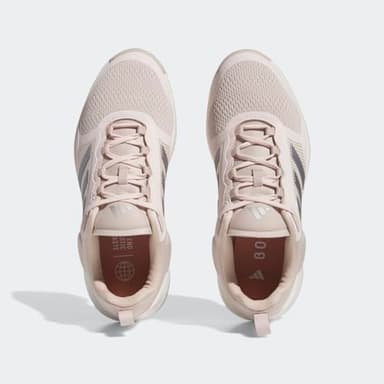 adidas Women's Zoysia Spikeless Golf Shoes, Wonder Taupe/Taupe Metallic/Wonder Quartz, 11 - Image 4