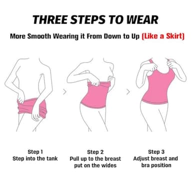 EUYZOU Women's Tummy Control Shapewear Tank Tops Seamless Square Neck Compression Tops Slimming Body Shaper Camisole - Light Pink L - Image 5