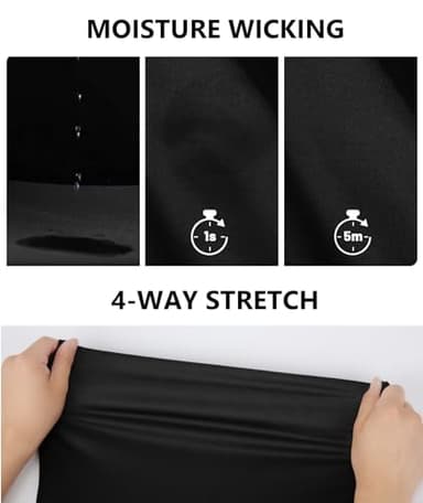 ZITY Mens Golf Shirt Short Sleeve Sport Moisture Wicking Performance Print Golf Polo Shirts for Men Collared Casual T-Shirt Black Orange XX-Large - Image 5