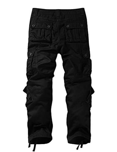 Match Men's Wild Cargo Pants(Black,30) - Image 4