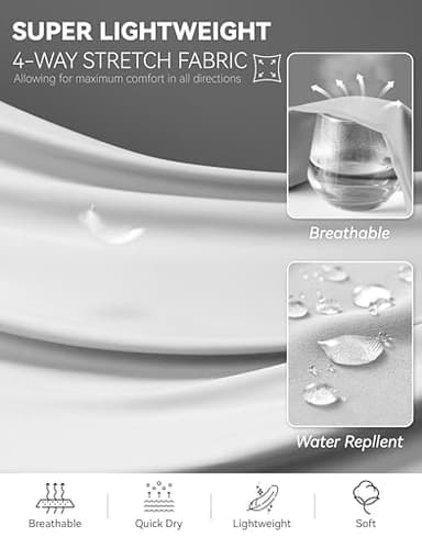 Casual Shorts for Men 11" Lightweight Men's Golf Shorts Stretch with 3 Pockets Quick Dry Summer Breathable Shorts(Bright Gray,XL) - Image 4