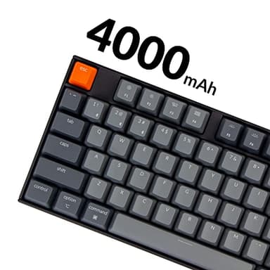 Keychron K10 Full Size 104 Keys Bluetooth Wireless Mechanical Gaming Keyboard for Mac Windows K Pro Brown Switch, Multitasking/White LED Backlight/USB C Wired Computer Keyboard - Image 5