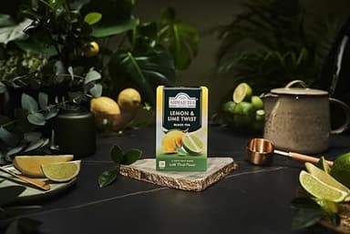 Ahmad Teas - Lemon & Lime Black Tea 1.4oz - 20 Tea Bags - Image 6