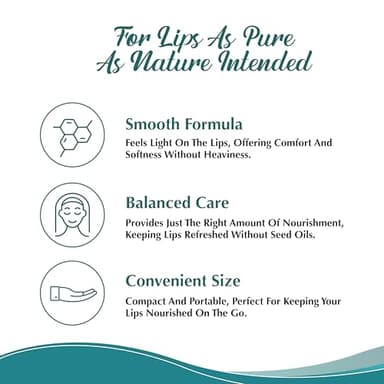 Moisturizing Tallow Lip Balm – Grass-Fed Beef Tallow with Organic Coconut Oil, Beeswax, and Vitamin E – Unscented Lip Balm Set – Travel Essential - 3-Pack - Image 8