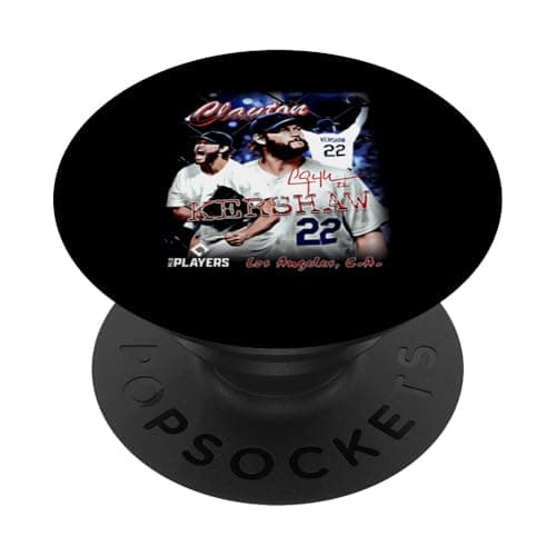 Clayton Kershaw | Los Angeles Baseball Players | MLBCKE7001 PopSockets Adhesive PopGrip - Image 1