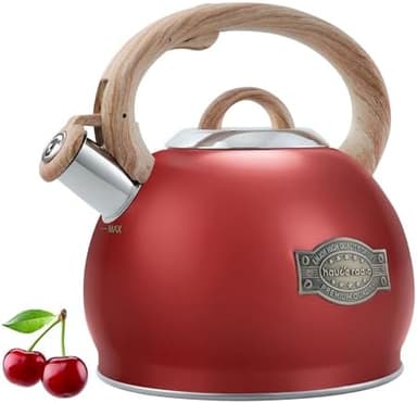 Tea Kettle Stovetops, 2.7 Quart Food Grade Stainless Steel Water kettles for Stove Top Teatop with Anti-hot Ergonomic Handle,Suitable for All Heat Sources - Image 3