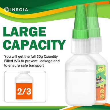 Shoe Glue, 30g Clear Super Glue for Shoe Repair Quick Fix Shoe Adhesive Waterproof Strong Crazy Instant Glue for Bonding Shoe Sole, Boots, Sandals, Sneakers, Leather & Other Footwear Items - Image 8