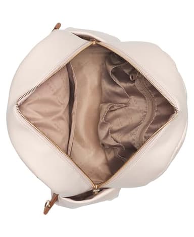 DKNY Solid Softside Backpack with Adjustable Straps, Rosewater, 14" - Image 4