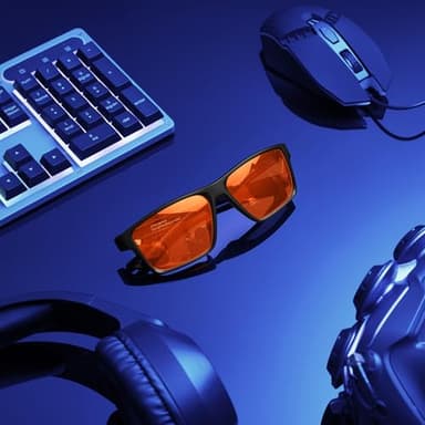 Titan Gaming Glasses, Anti Blue Light Glasses Men, UV400 Protection Blue Light Blocking Glasses for Computer Eye Strain - Image 8
