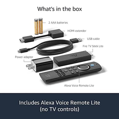 Like-New Fire TV Stick Lite, free and live TV, Alexa Voice Remote Lite, smart home controls, HD streaming - Image 5
