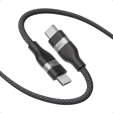 Anker Nano USB C Cable, 240W 6FT Flexible Multi-Color Braided Cord, Fast Charging Type C Charger for iPhone 17 Series, MacBook Pro and More(Black) - Image 1