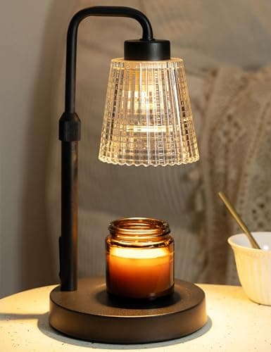GODONLIF Candle Warmer Lamp with Timer Dimmable, Birthday Gifts for Women Mom, House Warming Gifts New Home Decor, Wax Melt Warmer for Jar Candles with 2 Bulbs - Image 1