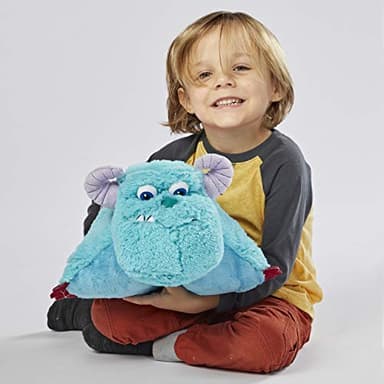 Pillow Pets Monsters Inc 16" Sulley Stuffed Animal, Disney Monsters University Plush Toy, Blue - Image 3