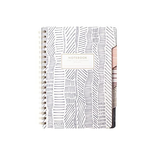 Fringe Studio Large Tab Notebook,Tribal Lines, Flexible Paperback Cover, College Ruled, 5 Subject/Die-Cut Dividers, 7.25" X 10", 180 Lined Pages (343007), Multicolor - Image 1