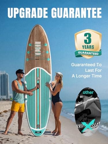 Niphean Inflatable Stand Up Paddle Board with SUP Accessories, Anti-Slip EVA Deck, 10'6'' Inflatable Paddle Boards for Adults & Youth of All Skill Levels - Image 3