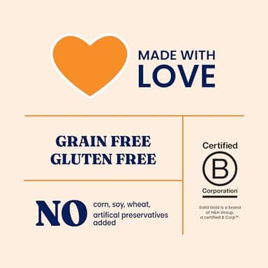 Solid Gold High Protein Dry Cat Food - Grain Free & Gluten Free Chicken Cat Dry Food w/Probiotics for Gut Health & Digestion - High Fiber & Omega 3 - Low Carb Superfood Kibble for Cats All Ages -12LB - Image 5