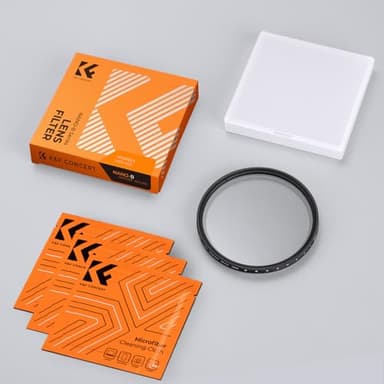 K&F CONCEPT 77mm Variable ND2-ND400 ND Lens Filter (1-9 Stops) for Camera Lens, Adjustable Neutral Density Filter with Microfiber Cleaning Cloth (B-Series) - Image 8